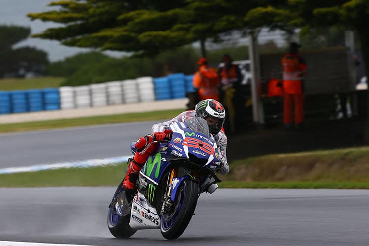 Jorge Lorenzo auf der Yamaha M1