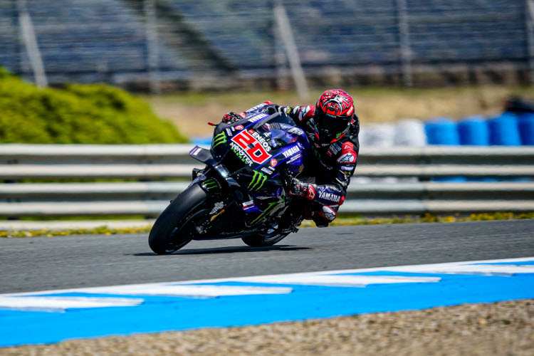 Montag in Jerez: Fabio Quartararo 