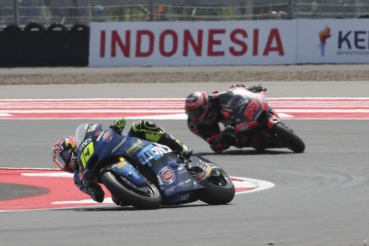 Diogo Moreira war im Moto2-Rennen in Mandalika in einer eigenen Liga unterwegs