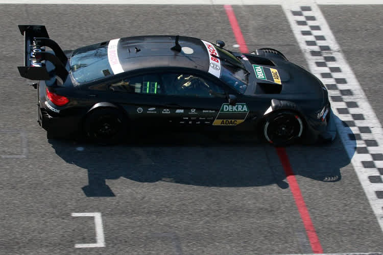 Der BMW M4 DTM war noch nicht in der finalen Version unterwegs