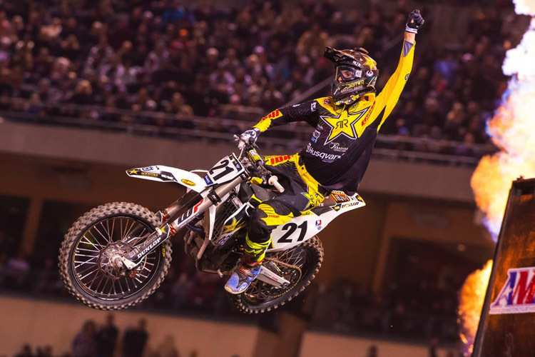 Jason Anderson (Husqvarna) gewinnt das Auftaktrennen der Supercross-WM in Anaheim