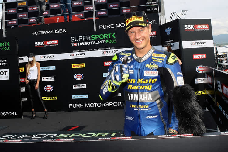 WM-Leader Domi Aegerter steht auf Startplatz 2