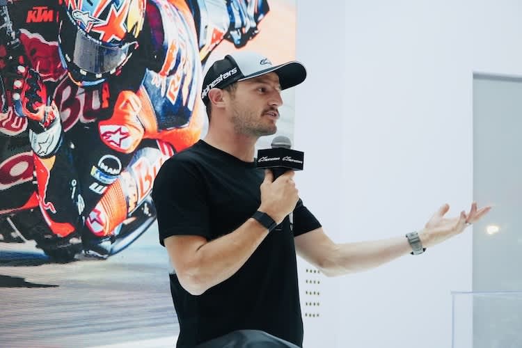 Stargast auf der Motorcycle-Show in Peking: KTM-Werksfahrer Jack Miller