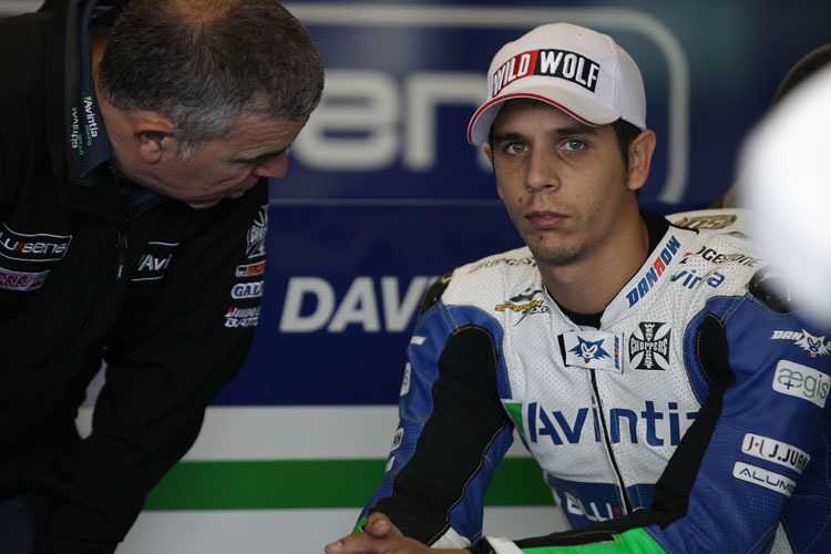 David Salom bei seinem MotoGP-Einsatz in Misano