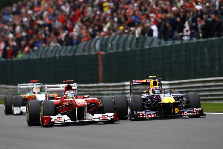 Nur zu Beginn konnte Alonso Webber halten