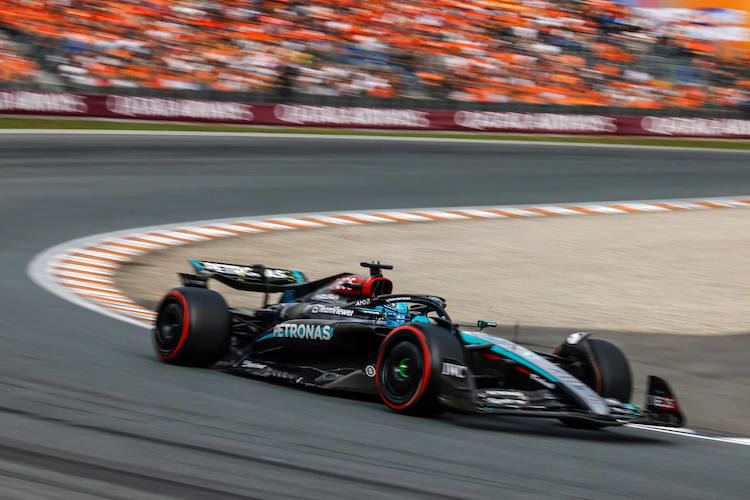 George Russell 2024 in Zandvoort