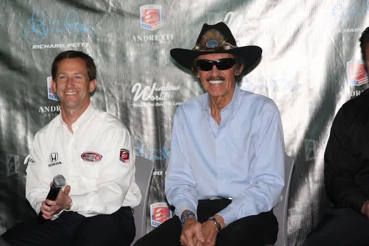 John Andretti mit «King» Petty