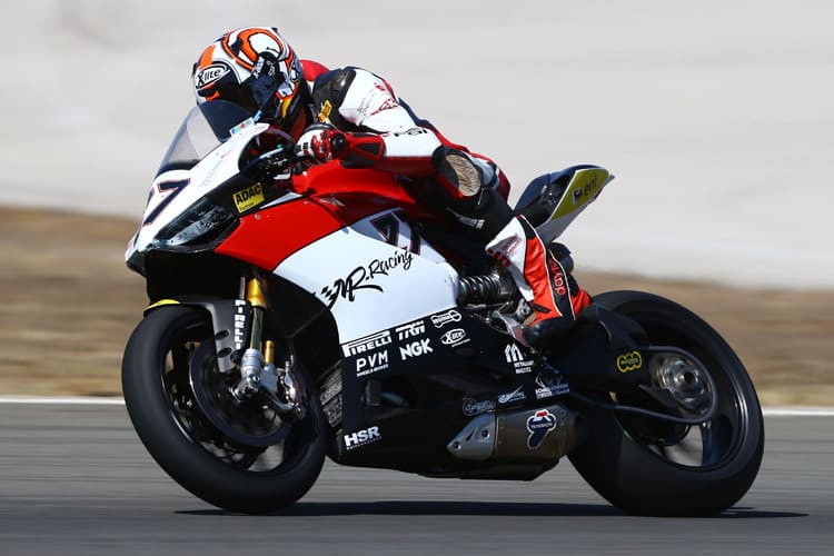 Nach dem Qualifying war die Hand von Max Neukirchner geschwollen