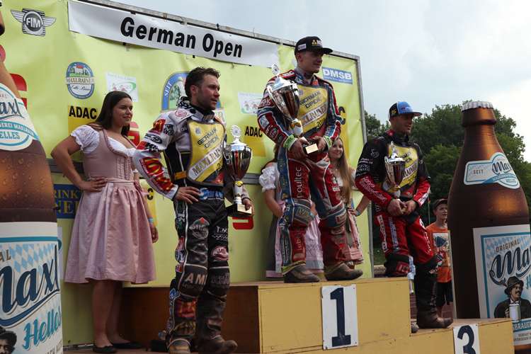 Die Top-3: Martin Smolinski, Robert Lambert und Bjarne Pedersen (v.l.)