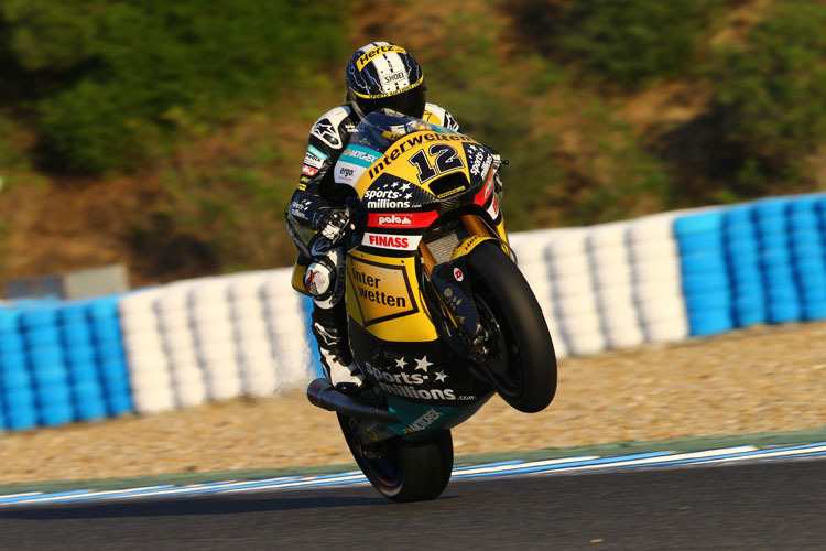 Tom Lüthi: Bestzeit am ersten Testtag in Jerez