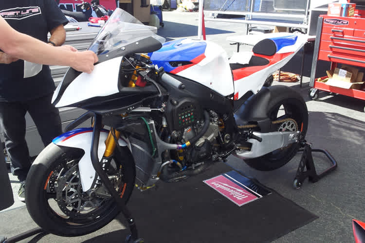 Am Donnerstag wurden die Bikes umdesignt