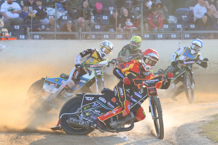 René Deddens (vorne) fuhr stark