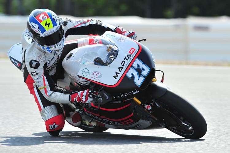 Marcel Schrötter: Mit dem Sturz am Freitag ging Trainingszeit flöten