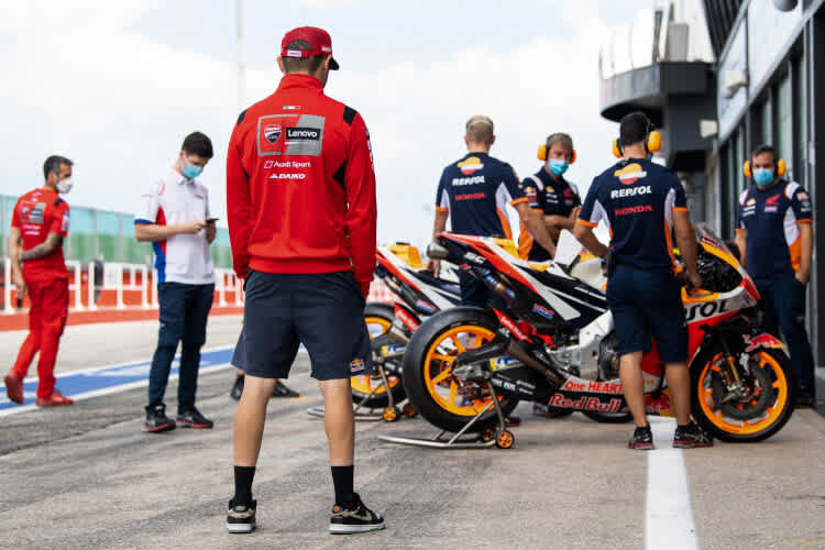 Auf die Honda warf Miller auch ein Auge