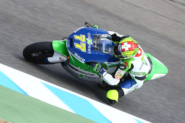 Technomag-Pilot Dominique Aegerter: Er soll im November WP Suspension testen