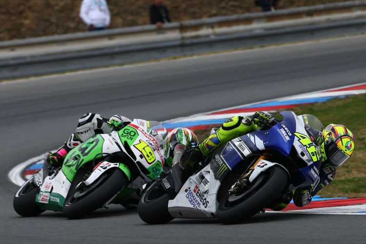 Brpnn-GP. Alvaro Bautista hetzt Rossi