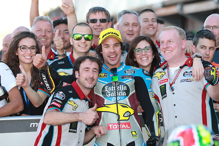 Franco Morbidelli mit dem Marc VDS-Team