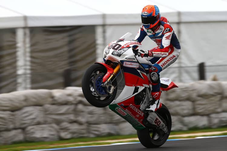 Michael van der Mark beherrscht seine Honda