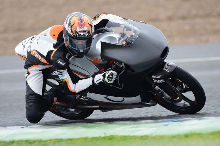 Philipp Öttl am letzten Testtag in Jerez