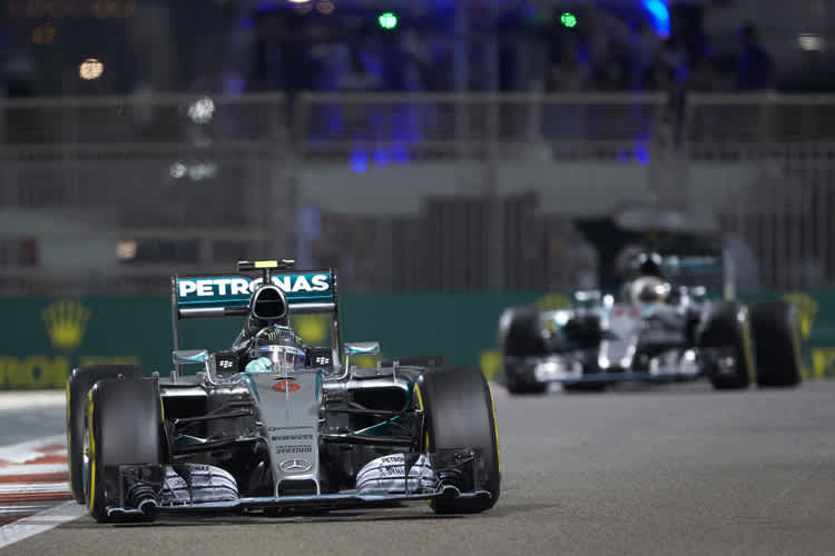 Nico Rosberg vor Lewis Hamilton – geht das 2016 so weiter?