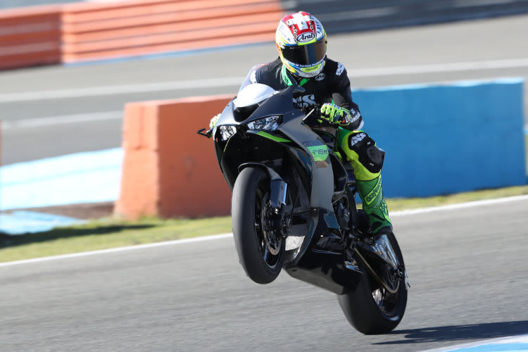 Dominique Aegerter in Jerez