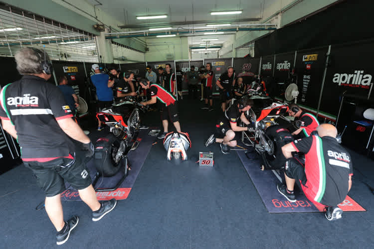 Das Aprilia-Werksteam wird 2015 anders aussehen