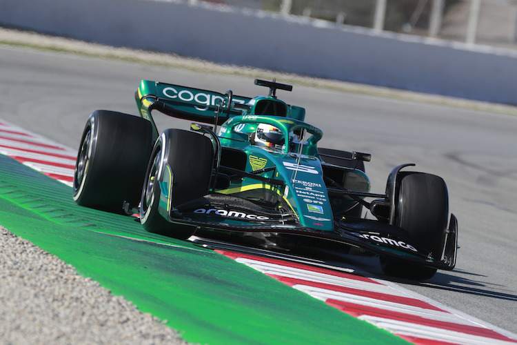 Sebastian Vettel im Aston Martin