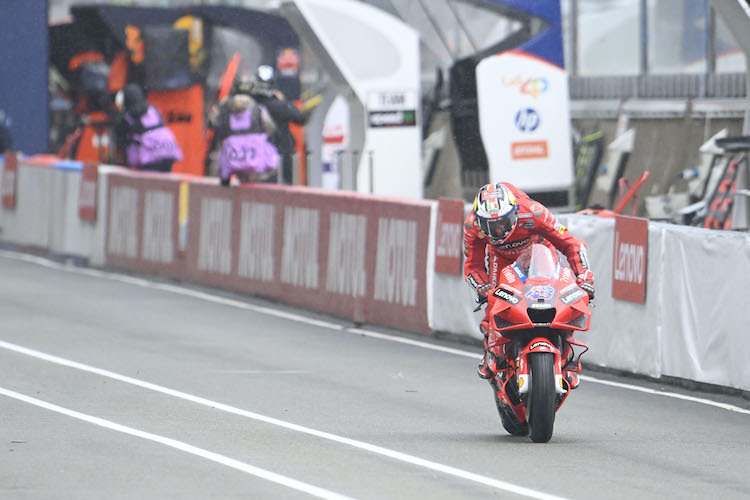 Jack Miller kam mit den extrem schwierigen Verhältnissen gut zurecht