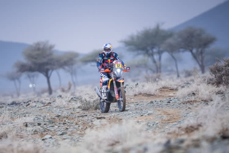 Auf steinigem Untergrund tut sich Matthias Walkner besonders schwer