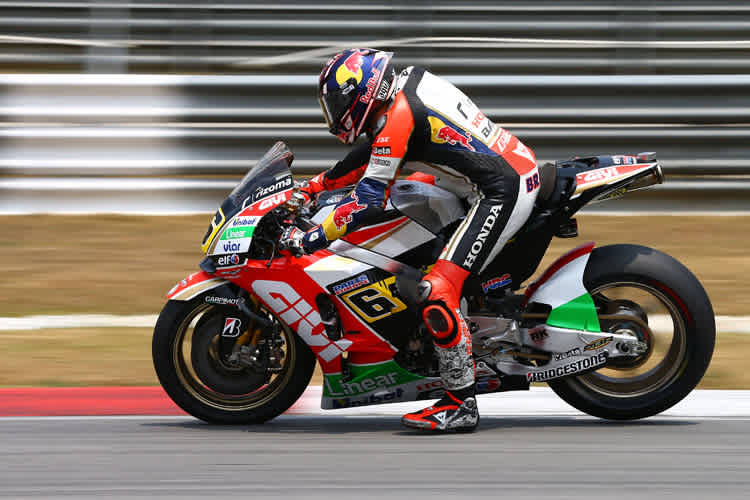 Stefan Bradl absolvierte heute erneut einen Long-run