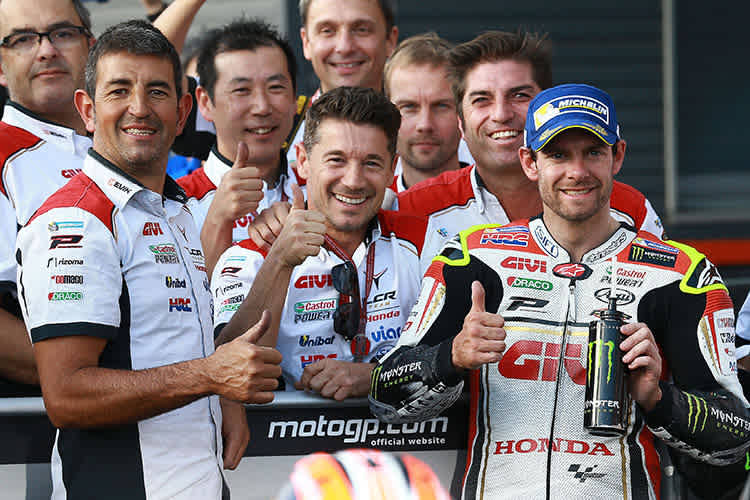 Im Vorjahr gelangen den LCR-Team mit Cal Crutchlow die größten Erfolge – zwei GP-Siege