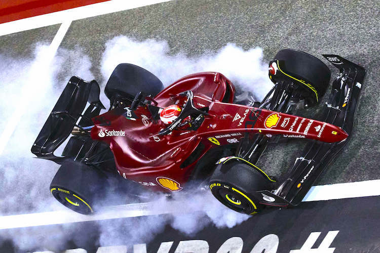 Charles Leclerc im Ferrari