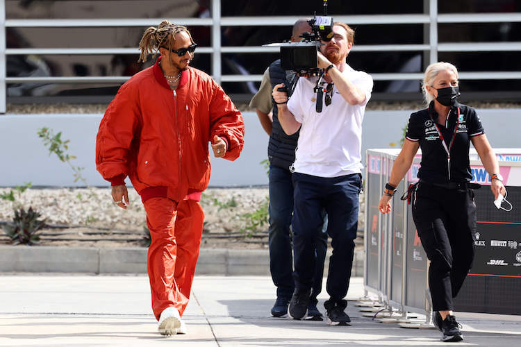 Lewis Hamilton in Bahrain
