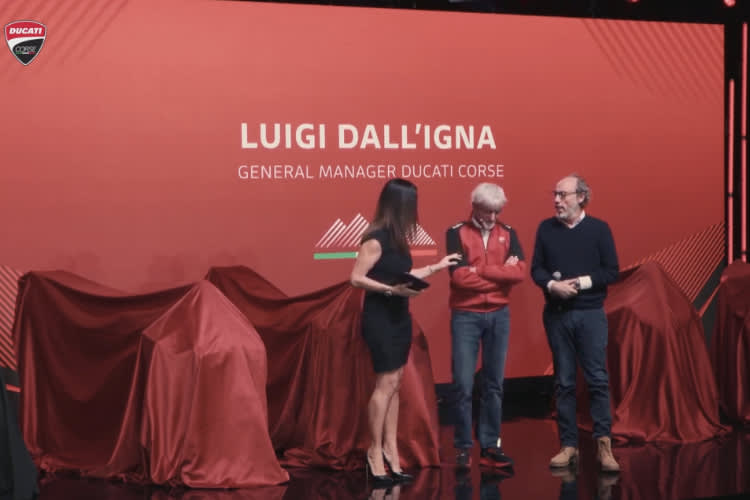 Die Ducati-Präsentation ist immer eine große Show