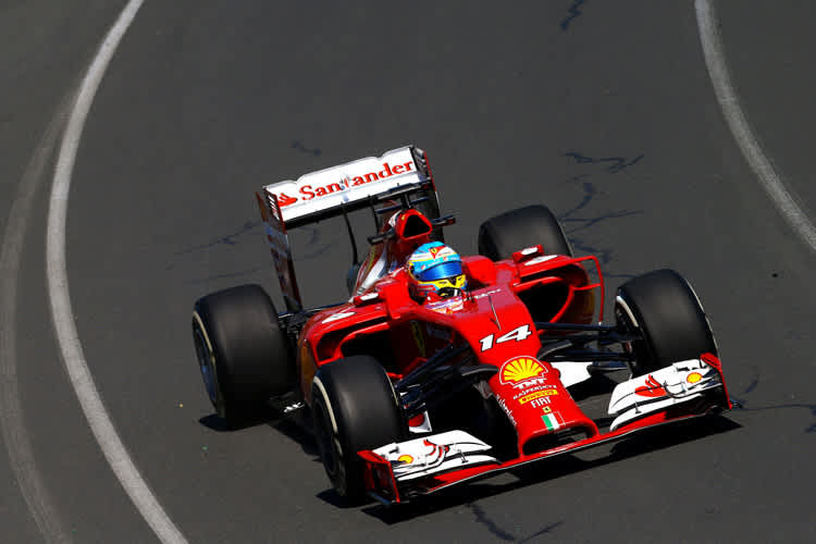 Fernando Alonso sicherte sich in Melbourne die erste Trainingsbestzeit des Jahres