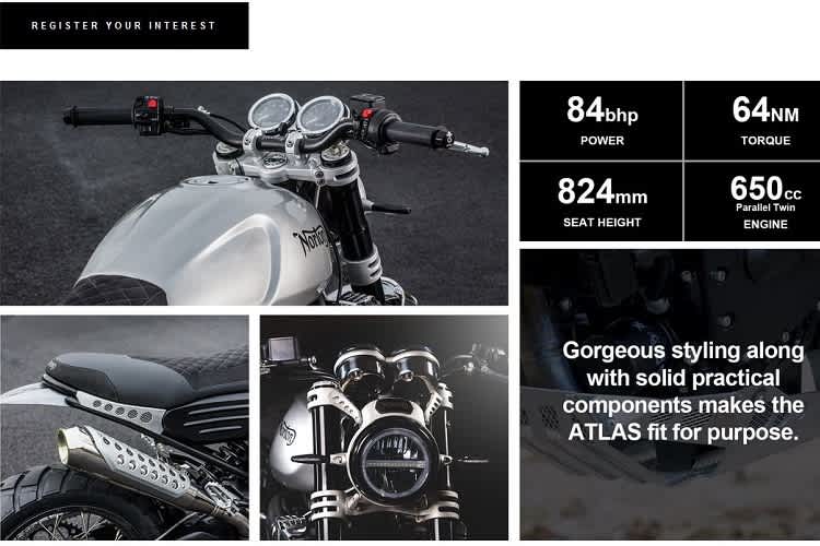 Auf der Norton-Homepage kann man sich registrieen, um sein Interesse an der Atlas-Modellreihe anzumelden