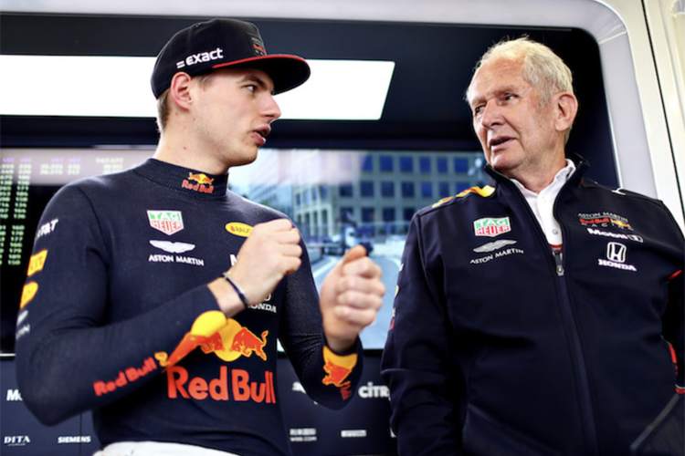 Max Verstappen und Helmut Marko