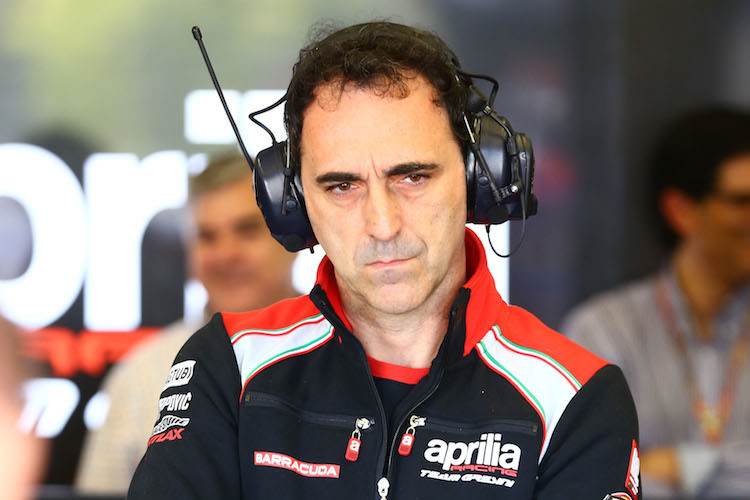 Romano Albesiano ist für die Rennaktivitäten von Aprilia verantwortlich