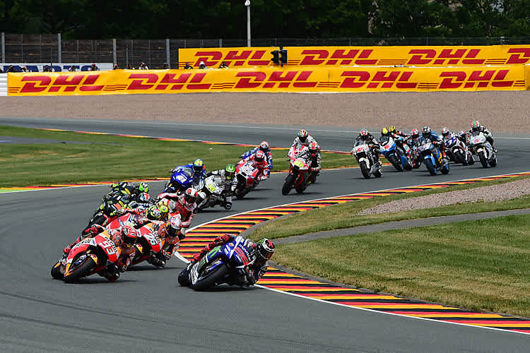 Auch 2016 wird die MotoGP-WM wieder für ein Spektakel auf dem Sachsenring sorgen