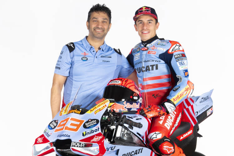 Neues Duo: Frankie Carchedi mit Marc Márquez