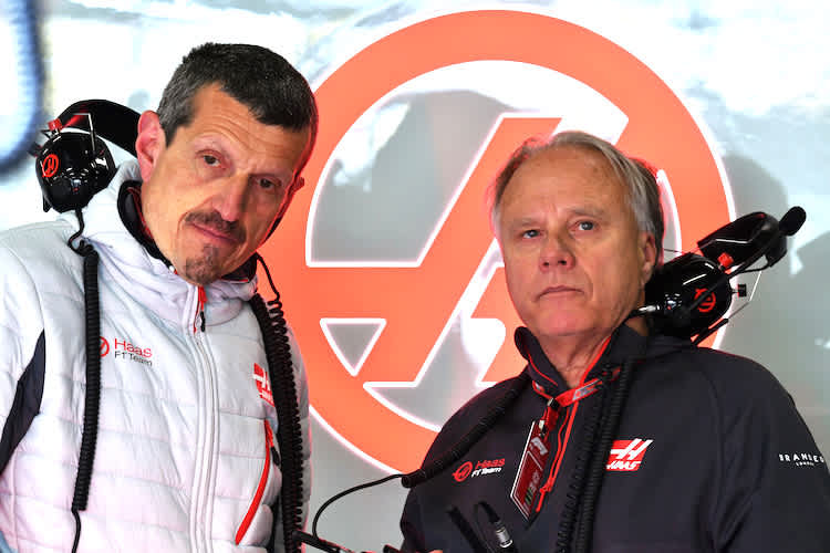 Günther Steiner und Gene Haas