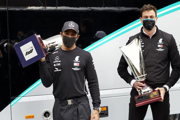 Lewis Hamilton und Toto Wolff