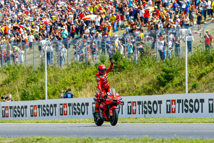 Marc Marquez ließ sich feiern