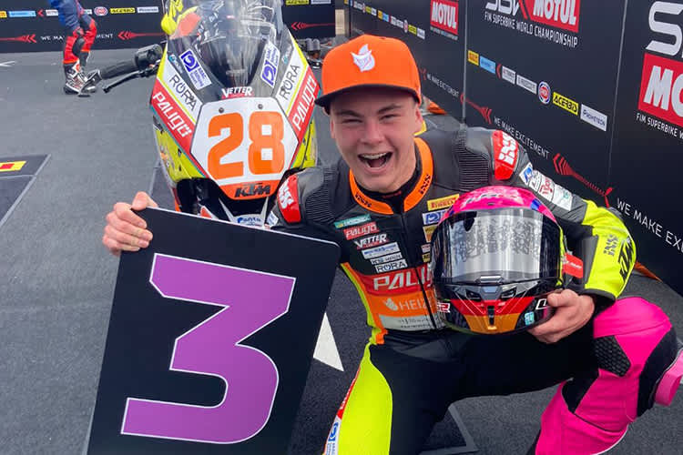 In Spanien zweimal auf dem Podium: Lennox Lehmann