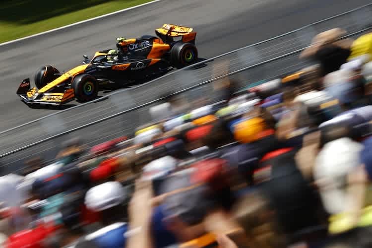 Lando Norris: « Ferrari scheint einen Schritt voraus zu sein»