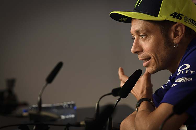 Valentino Rossi steckt nicht auf