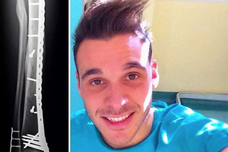 Vor der Operation war Niccolò Canepa bester Laune