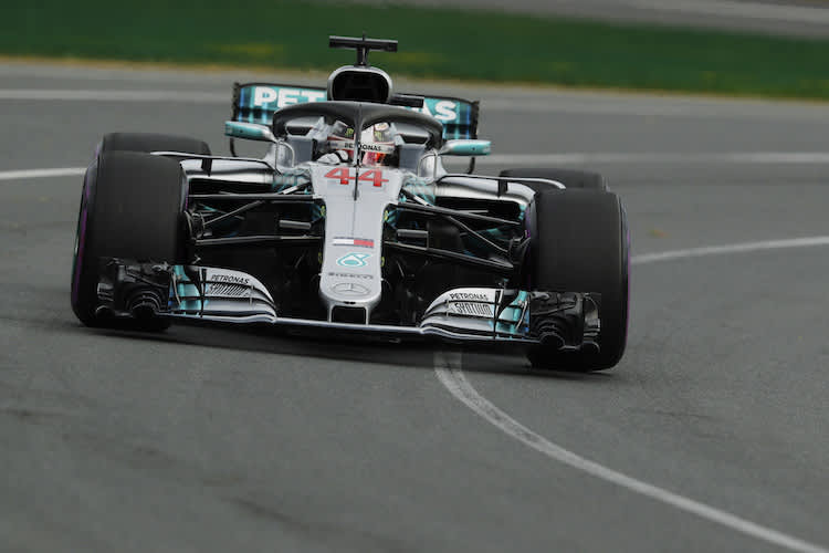 Lewis Hamilton schnappte sich die Pole