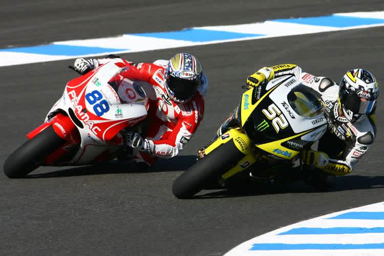 Toseland (52) in Jerez: Fight mit Canepa am Feldende