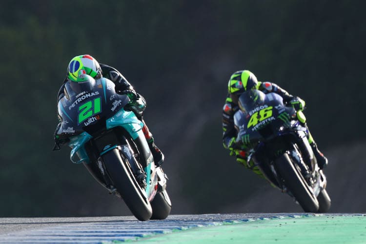 Franco Morbidelli und Valentino fahren 2021 in denselben Farben